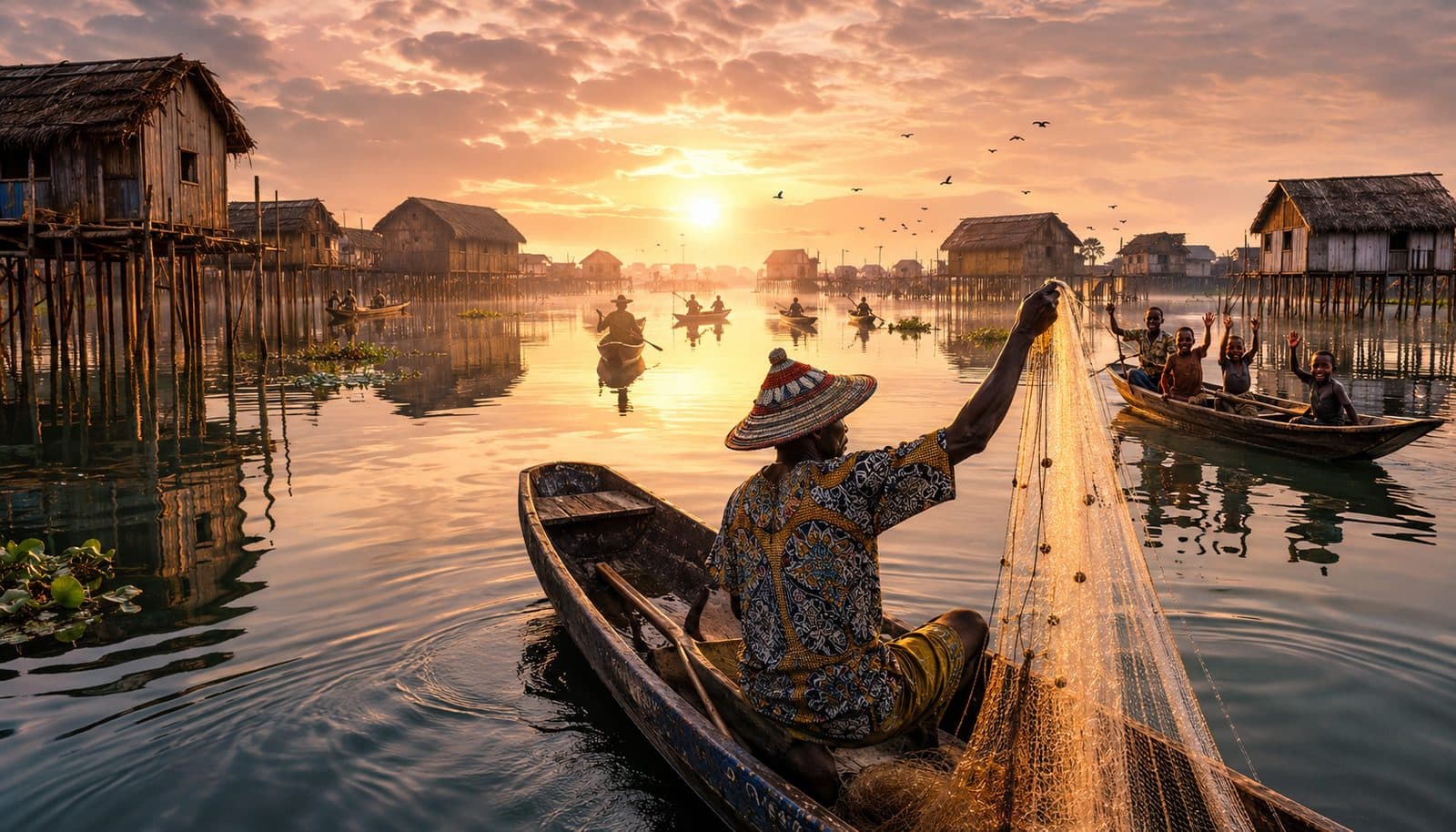 Ganvié, le village sur l'eau